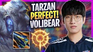 TARZAN PERFECT GAME WITH VOLIBEAR - LNG Tarzan Plays Volibear JUNGLE vs Vi  Season 2024