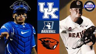 #2 Kentucky vs #15 Oregon State Great Game  Supers G2  2024 College Baseball Highlights