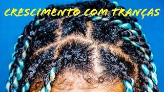 Cenoura  para crescer cabelo com tranças