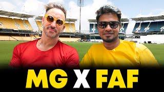  MG X FAF DU PLESSIS ️   #IPLonStar  @starsports   @StarSportsTamil  Madan Gowri  Tamil  MG