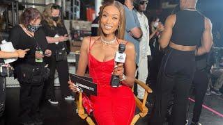 Tami Roman Hosts BET Award Backstage Interviews