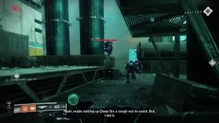 Destiny 2 Eris laughs a little at Drifters joke