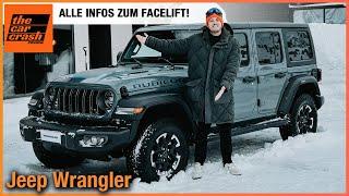 Jeep Wrangler Facelift 2024 Endlich wieder als Benziner ab 70.000€ Fahrbericht  Review  Test