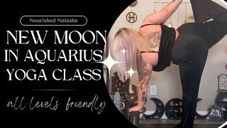 NEW MOON YOGA  NEW MOON IN AQUARIUS  FEBRUARY 9TH 2024 ️