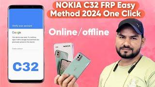 Nokia C32 FRP 2024 Google Account Remove after reset latest l One Click l HMD security bypass 