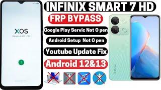 Infinix Smart 7&7 HD Frp Bypass Android 1213 INFINIX X6516 X6515 No Xshare No Activity  Without Pc