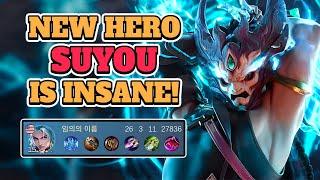 Wow The New Hero Suyou Is Extremely Strong  Mobile Legends