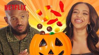 Priah Ferguson & Marlon Wayans Rate Halloween Candy  The Curse of Bridge Hollow  Netflix