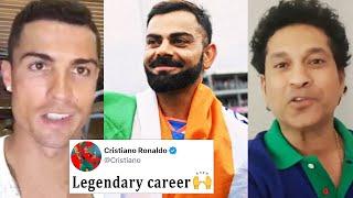 Famous Reaction On Virat Kohli Announces Retirement