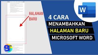 Cara Menambahkan Halaman Kosong di Word  Belajar Microsoft Word