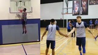 Mavericks Rookie Luka Doncic TRAINING With Dennis Smith Jr