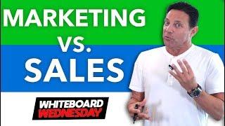 Sales vs Marketing Who Wins? Whiteboard Wednesday #2