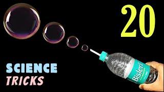 20 AMAZING SCIENCE EXPERIMENTS Compilation At Home