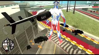 Shiva Berhasil Berubah Menjadi Ultraman Zero Terkuat - GTA Shiva Ultraman Lucu