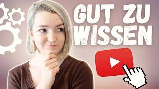 7 YOUTUBE EINSTELLUNGEN die du als YouTuber kennen solltest ️