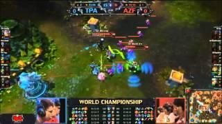 Azubu Frost RapidStar Karthus Requiem Quadra Kill After Death HD League of Legends S2 World Finals