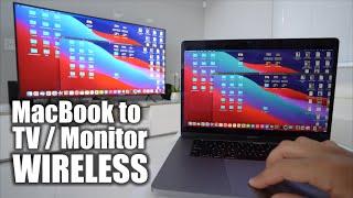 How to Connect MacBook AirPro to TV or Monitor WIRELESSLY