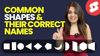 Types Of Shapes  Can You Name Them?? English Speaking Practice - Niharika #shorts #learnenglish