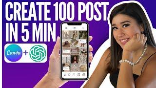 How to create instagram posts using chatgpt and canva step-by-step in 2024