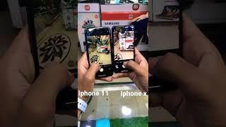 IPHONE 11 VS IPHONE X CAMERA TEST WHO WIN? #shorts