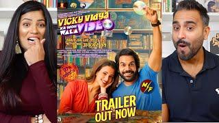 VICKY VIDYA KA WOH WALA VIDEO - TRAILER  RAJKUMMAR RAO TRIPTII DIMRI  RAAJ S  REACTION