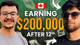 HOW HE IS EARNING $200000 IN CANADA AFTER A DIPLOMA  INSPIRING JOURNEY