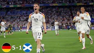 Germany vs Scotland 5-1 Highlights 14062024