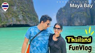 Jellyfish & Shark spotting ‼️ Maya bay Tamil couple travel vlog A day in crystal clear beach️