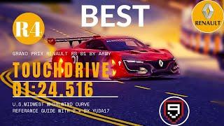 Asphalt 9 Touchdrive Grand Prix Renault RS 01 Round 4 0124.516 2* on Whirlwind Curve