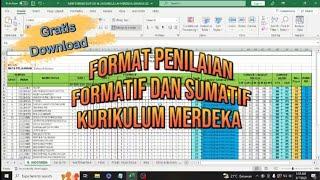 Cara Input Nilai Formatif dan Sumatif Kurikulum Merdeka