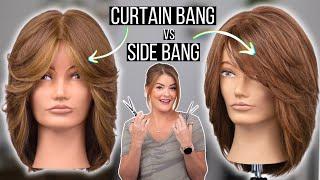 Youre WEARING The WRONG Bang. Side Bang vs Curtain Bang Tutorial.