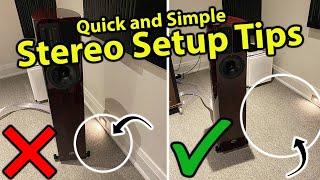 Stereo Setup Tips and Tricks Improving your sound for FREE