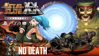 Metal Slug XX Remastered PS4 Pro - One Life Full Game No Death Leona 60FPS