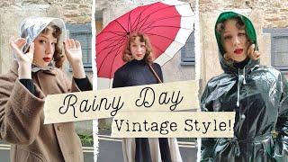 Vintage Fashion in the Rain  5 Ways to Dress Vintage while Staying Dry