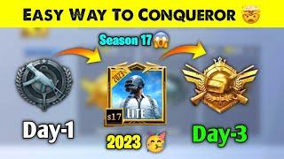 How To Reach Conqueror In PUBG Mobile Lite  Season 17 Conqueror In SoloDuoSquad Tips And Tricks