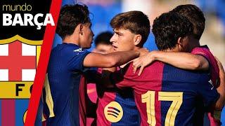 BARÇA  Resumen del PRIMER partido del FC BARCELONA de HANSI FLICK ante el OLOT 1-0