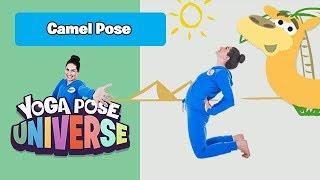 Camel Pose  The Cosmic Kids Yoga Pose Universe  Kids Workout
