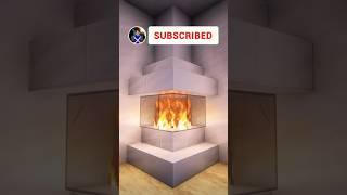 Minecraft Fireplace Build Tutorial 