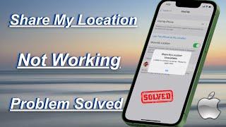 How to Fix Share My Location Not Working on iPhone