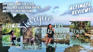 DIY Siargao South Land Tour Travel Guide 2024 - Itinerary Budget Updated Rates Review  ARLI SABS