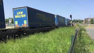 LKW Walter Train on the Meuse Line Railroad at Venlo the Netherlands May 26-2023 Railfan Video