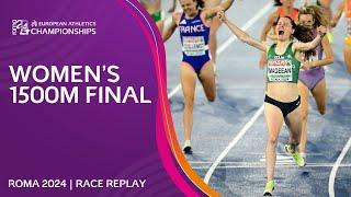 IRISH delight  Womens 1500m final replay  Roma 2024