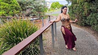 Star Wars Slave Princess Leia Try On  Walk