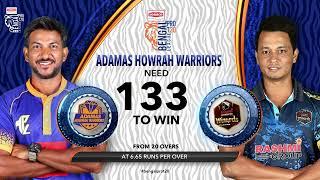 Match Highlights Rashmi Medinipur Wizards vs. Adamas Howrah Warriors  Bengal Pro T20 League