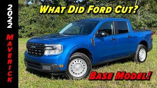 What Is and Isnt On The Base Maverick  2022 Ford Maverick