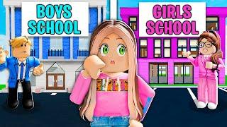 GIRLS ONLY School Vs BOYS ONLY School Roblox