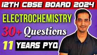 Electrochemistry  30+ PYQ  Class 12 Chemistry  CBSE Board 2024 Sourabh Raina