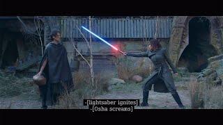 The Acolyte Episode 8 Osha Lightsaber turn red