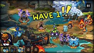 Wave 1 đã có quái mạnh rồi nè?? Cách đánh War Guild mùa 4 hiệu quả  Gold Tower Defence  Snow