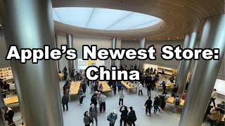 Tim Cook Opens Apples Second largest store ever in Shanghai China